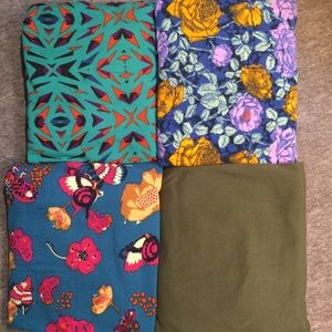 Lularoe OS blue and green bundle